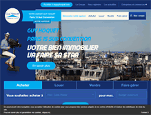 Tablet Screenshot of guyhoquet-immobilier-paris-15.com